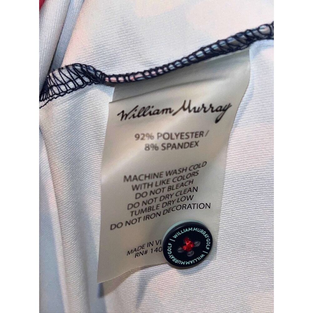 William Murray Seed Spitters Polo Shirt Golf Watermelon Print Men's Large NWOT - Picture 8 of 10